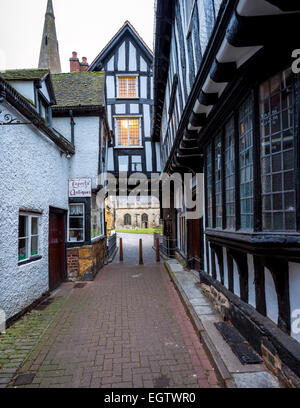 Abbot Reginald's Gateway, Evesham, District of Wychavon, Worcestershire, England, United Kingdom, Europe. Stock Photo