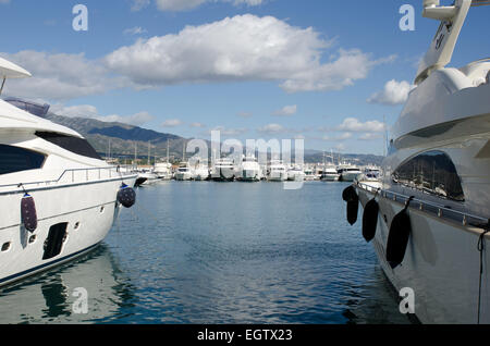 Puerto Banus Marina in Andalucia Spain Stock Photo