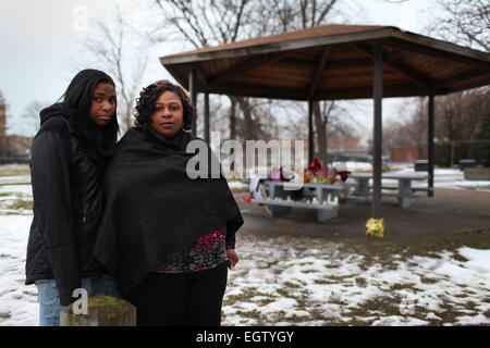 Samaria Rice, the mother of Tamir, a 12-year-old boy fatally shot by a ...