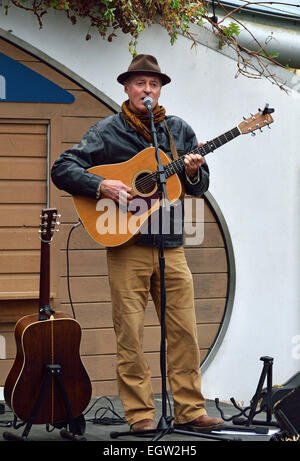 Male singer performing on stage Stock Photo - Alamy