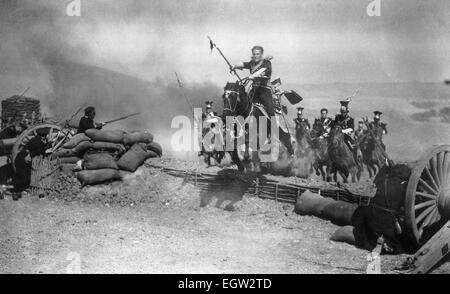 THE CHARGE OF THE LIGHT BRIGADE  1936 Warner Bros film with Errol Flyyn Stock Photo