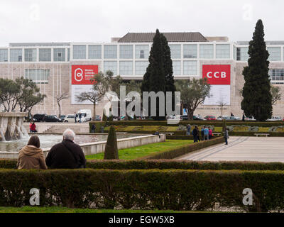 Centro Cultural de Belem in Belém, Lisbon, Portugal Stock Photo