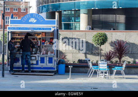 Coffee kiosk, London, UK Stock Photo