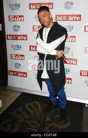 London, UK. 2nd March, 2015. Dappy at The Sun Bizarre Party at Steam & Rye in London on March 2nd 2015.  © Keith Mayhew/Landmark Media.