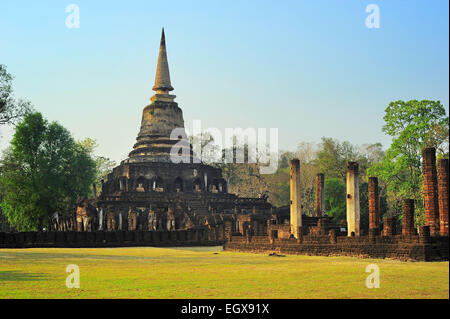 Si Satchanalai historical park , Sukhothai , Thailand Stock Photo