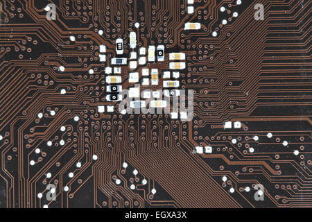 technology computer Circuit Board Stock Photo
