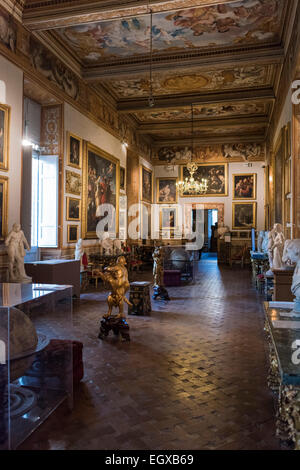 Rome. Italy. Galleria Spada, former 17th C residence of Cardinal Bernardino Spada. Stock Photo