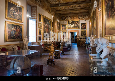 Rome. Italy. Galleria Spada, former 17th C residence of Cardinal Bernardino Spada. Stock Photo