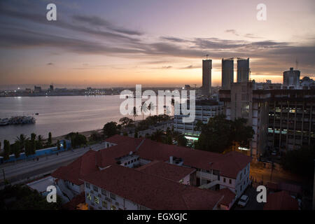 Dar es Salaam Harbor - Tanzania, East Africa. Stock Photo