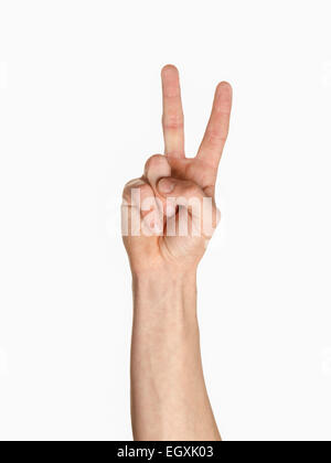 Concept image of a peace sign. Stock Photo