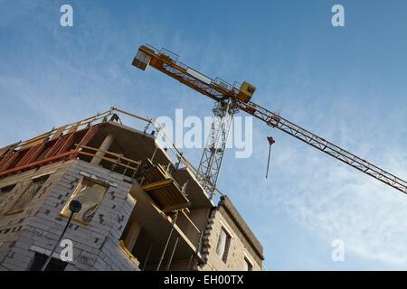 Construction Cranes Stock Photo