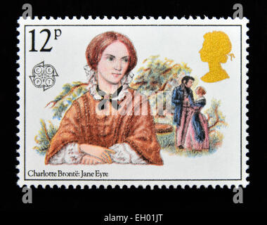 Charlotte Bronte, Jane Eyre, postage stamp, UK, 1980 Stock Photo - Alamy