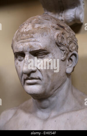 Portrait of Cicero (106 BC-43 BC). From Quintilii Villa. Appian Way. Vatican Museums. Chiaramonti. Stock Photo