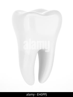 3d human tooth isolated on white background Stock Photo - Alamy