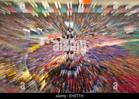 THE XXV CONTEST OF CASTELLS, TARRAGONA, SPAIN Stock Photo