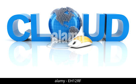 Cloud concept Stock Photo