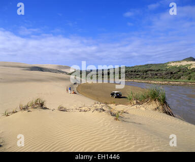 Giant Te Paki Sand Dunes, Te Paki, Cape Reinga, Northland Region, North Island, New Zealand Stock Photo