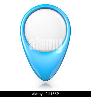 Map pointer. 3d illustration isolated on white background Stock Photo ...