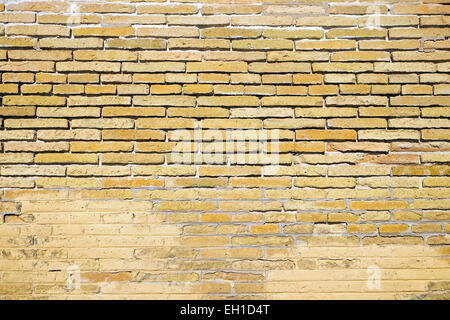 Background from an old brown brickwall Stock Photo