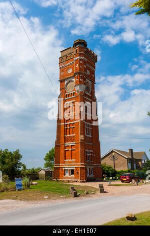 Water tower converted into a private house at Littlestone-on-Sea Stock Photo