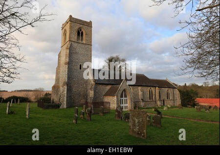 All Saints church at Fring in Norfolk. Stock Photo