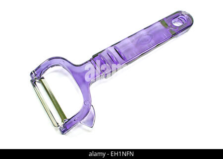 Vegetable peeler isolated on white Stock Photo