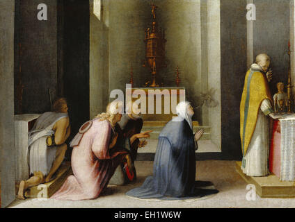Domenico Beccafumi, The Miraculous Communion of Saint Catherine of ...