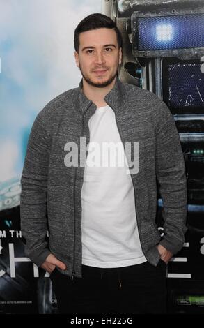 New York, USA. 04th Mar, 2015. Vinny Guadagnino at arrivals for CHAPPIE Premiere, AMC Loews Lincoln Square, New York, NY March 4, 2015. Credit:  Everett Collection Inc/Alamy Live News Stock Photo