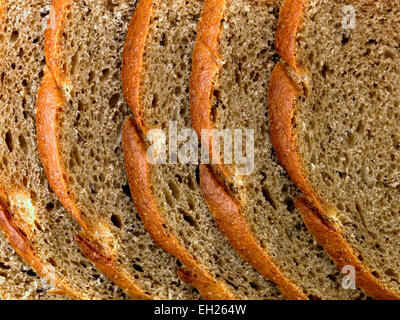 rye bread slices Stock Photo