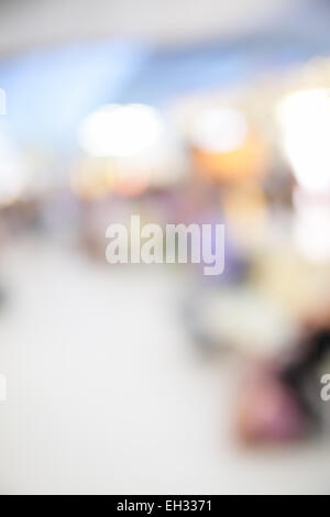 Background of duty free shop in airport out of focus Stock Photo