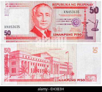 50 Philippine Peso (Sergio Osmena) - Exchange yours for cash