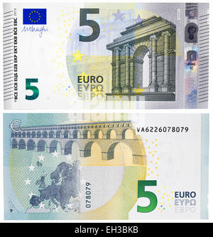 5 Euro banknote, 2013 Stock Photo