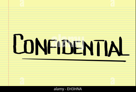 Confidential Concept Stock Photo