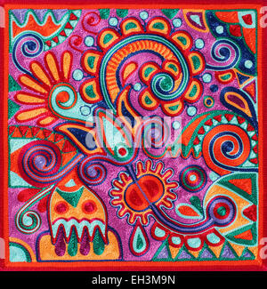 authentic ukrainian yarn painting Stock Photo