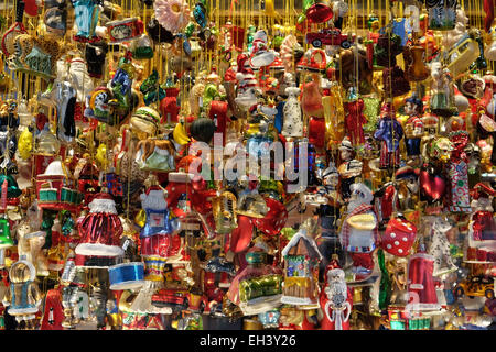 Christmas decoration shop in Graz, Styria, Austria on January 10, 2015. Stock Photo