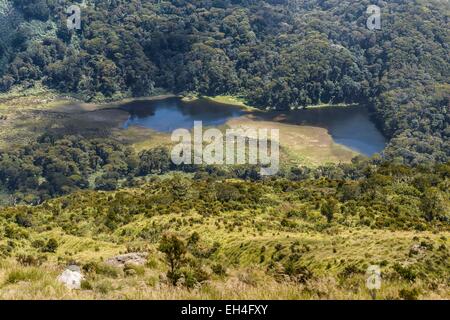 Philippines, Mindanao island, Davao region, Mount Apo national park, lake Venado located at the foot of Mount Apo, the highest lake in the Philippines Stock Photo