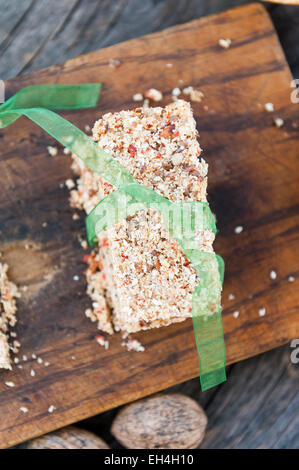 Round cereal crackers with flax, sunflower and sesame seeds isolated on ...