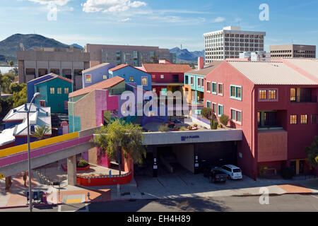 La Placita Village, business complex, Tucson, Arizona Stock Photo