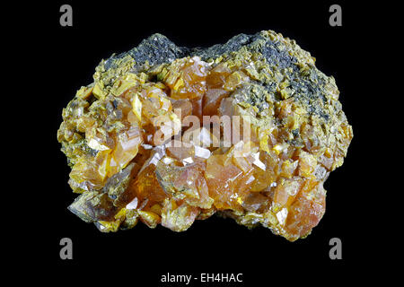 Orpiment (arsenic sulfide mineral) Stock Photo