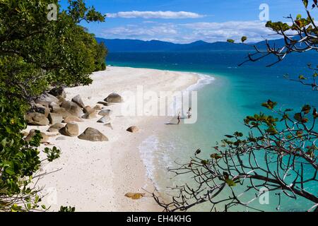 Australia, Queensland, Cairns, Fitzroy Island National Park, Fitzroy Island, Nudey beach Stock Photo