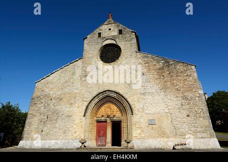 France, Jura, Gigny, abbey founded in 891, abbey church Stock Photo