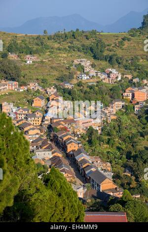 Nepal, Gandaki zone, Bandipur, a 18th century Newar traditionnal village Stock Photo