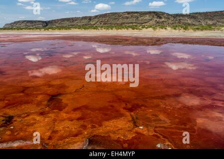 Kenya, lake Magadi, soda Stock Photo