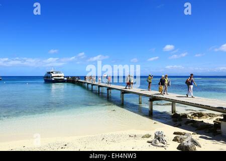 France, New Caledonia, Southern Province, off Noumea, nature reserve Amedee Island, Lagoon listed as World Heritage by UNESCO Stock Photo