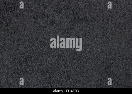 Closeup of a dark grey carpet texture Stock Photo