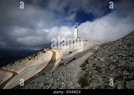 France, Vaucluse, Pass of Storms at the top of the Mount Ventoux Stock Photo