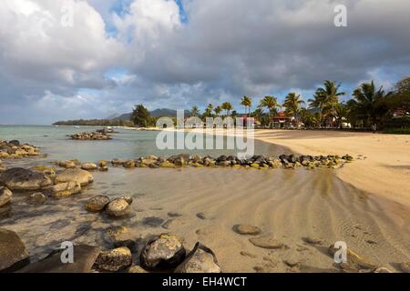 Mauritius, South West Coast, Savanne District, Bel Ombre beach Stock Photo