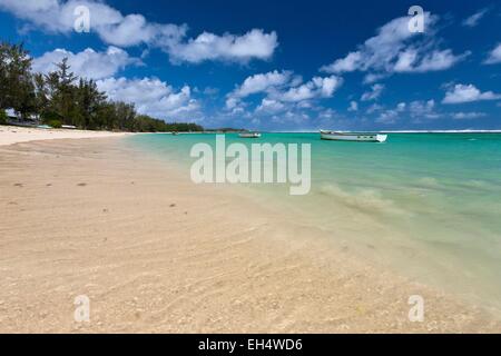 Mauritius, South West Coast, Savanne District, the beach of Riambel Stock Photo