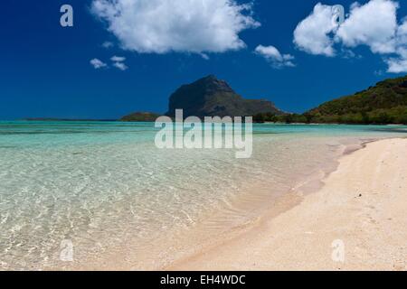 Mauritius, South West Coast, Black River District, Prairie Beach and Morne Brabant listed as World Heritage by UNESCO Stock Photo