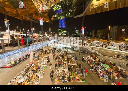 Spain, Catalonia, Barcelona, instead Glories, Mercat dels Encants (flea market) Stock Photo